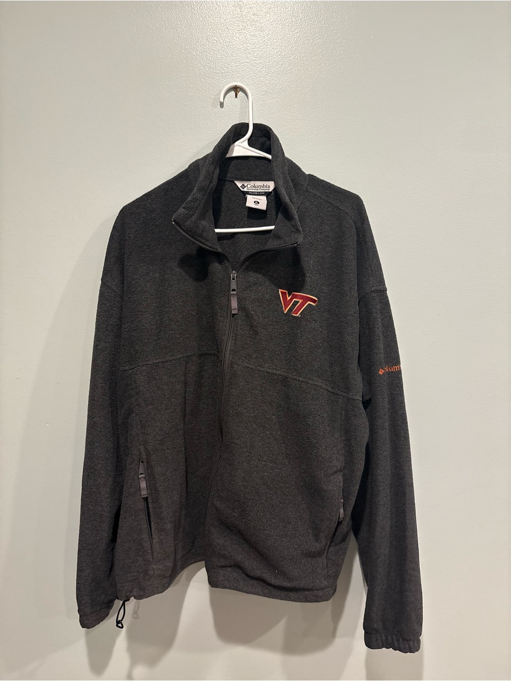 Columbia Men's Dark Gray VT Half-Zip Fleece Pullover